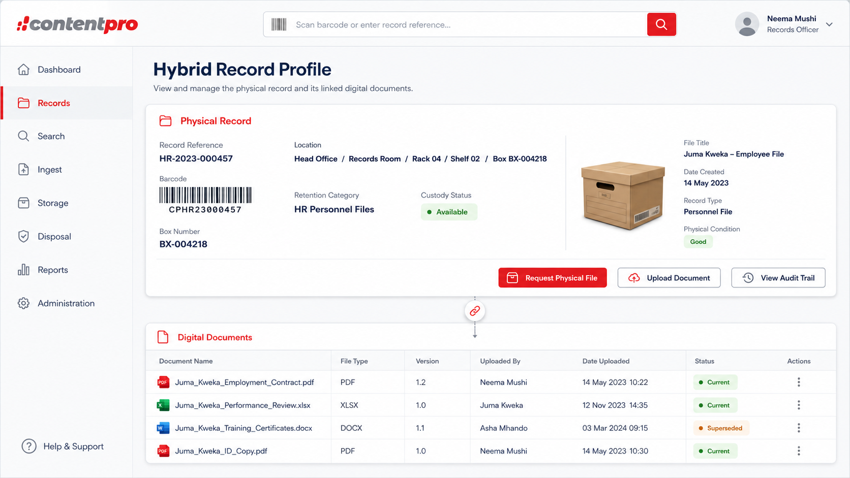 Hybrid Records Management
